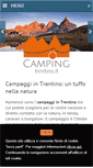 Mobile Screenshot of camping-trentino.it